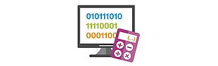 Bild zeigt das Icon für Mathematik und Informatik (Bild: Universität Paderborn, Vivienne Kannengießer)
